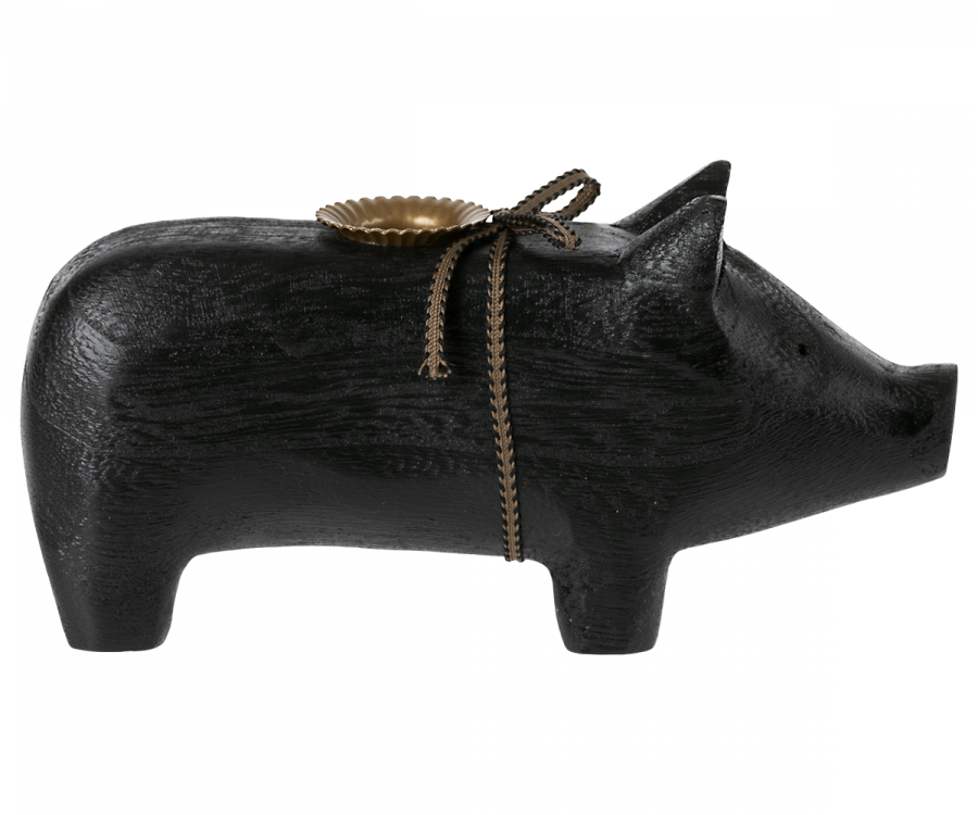 Holzschwein, Medium - schwarz