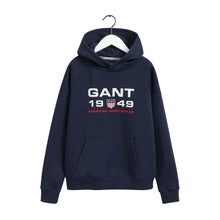 Lade das Bild in den Galerie-Viewer, Retro Shield Hoodie - blau
