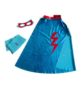Blaues Superhelden-Kit
