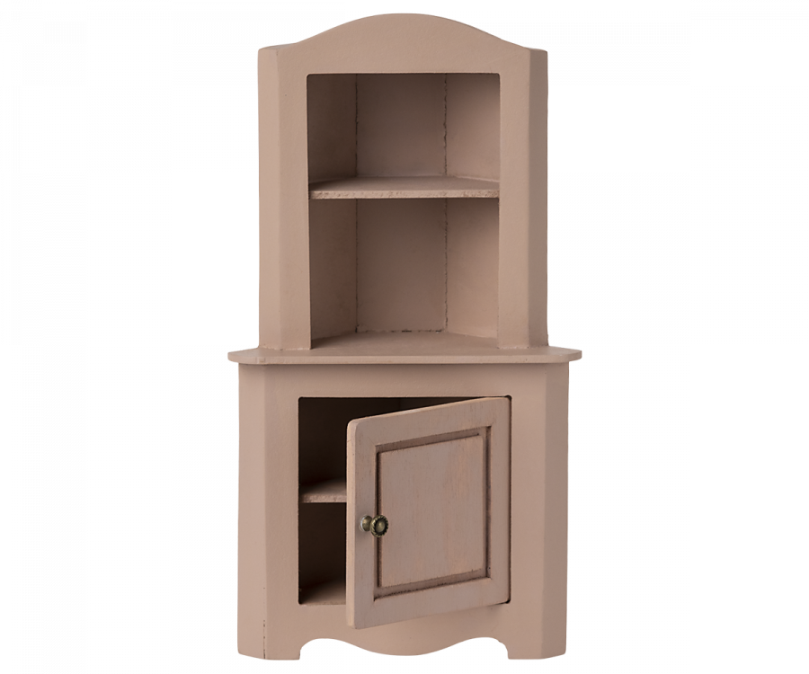 Miniatur Eckschrank - Rose