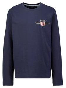 Med Archive Shield LS T-shirt