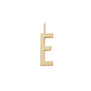 Anhänger 16mm, A-Z - Gold matt