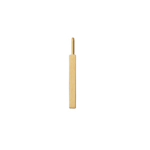 Anhänger 16mm, A-Z - Gold matt
