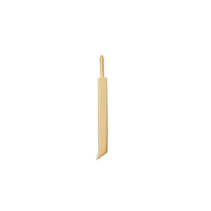 Anhänger 16mm, A-Z - Gold matt