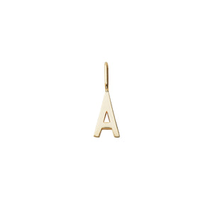 Anhänger 10mm, A-Z - Gold