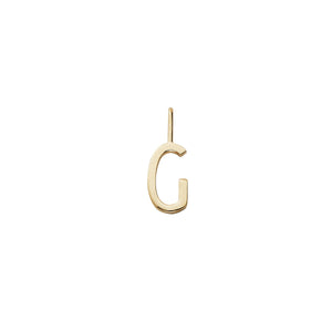 Anhänger 10mm, A-Z - Gold