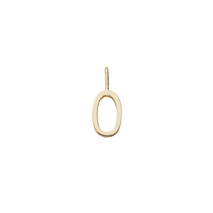 Anhänger 10mm, A-Z - Gold