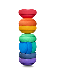 Stapelsteine Rainbow great Lila