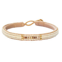 Load image into Gallery viewer, Stone Line Armband - cream
