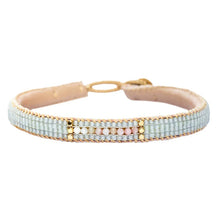 Load image into Gallery viewer, Stone Line Armband - soft blue
