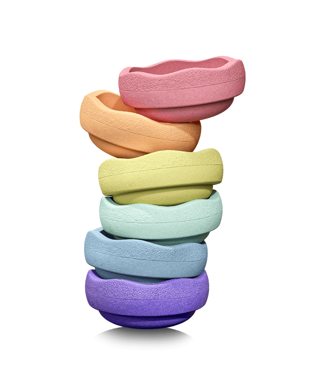 Stapelsteine Rainbow pastel 6er Set