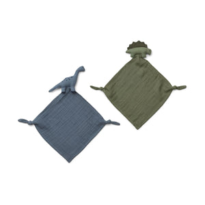 Yoko - Mini Schmusetuch aus Bio-Baumwolle - 2er Pack