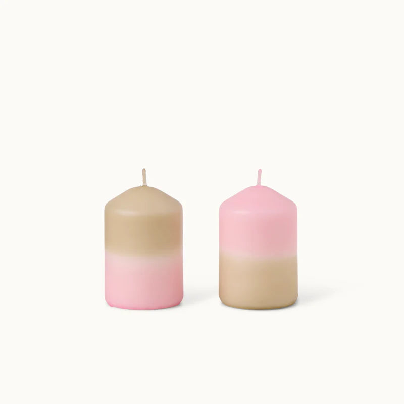 Dip Dye Kerze M - Raspberry