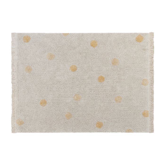 Washable rug Hippy Dots Natural