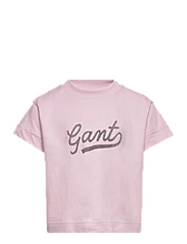 Lade das Bild in den Galerie-Viewer, GANT Script SS T-Shirt - winsome orchid
