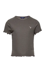 GANT T-Shirt Rib - dark graphite