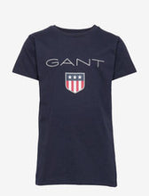 Lade das Bild in den Galerie-Viewer, GANT Shield SS T-Shirt - evening blue
