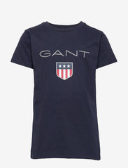GANT Shield SS T-Shirt - evening blue