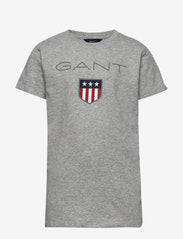 GANT Shield SS T-Shirt - light grey