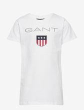 Lade das Bild in den Galerie-Viewer, GANT Shield SS T-Shirt - white
