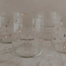 Lade das Bild in den Galerie-Viewer, Trinkglas Christmas schwarz im 2er Set
