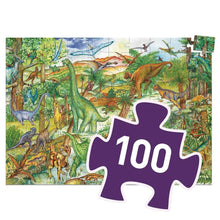 Load image into Gallery viewer, Wimmelpuzzle Dinosaurier
