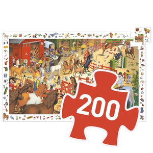 Wimmelpuzzle Pferde
