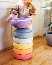 Lade das Bild in den Galerie-Viewer, Stapelsteine Rainbow pastel 6er Set
