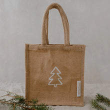Load image into Gallery viewer, Mini Jute Shopper Stern &amp; Tanne im 2er Set
